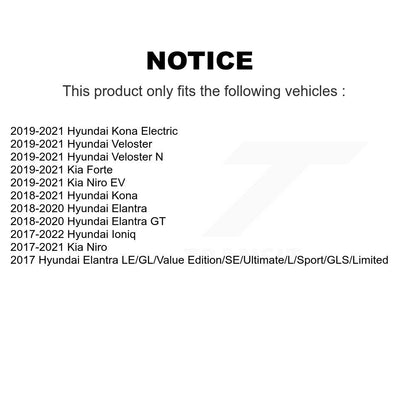 Suspension Stabilizer Bar Link Kit Front TOR-K750890 For Hyundai Kia Elantra GT