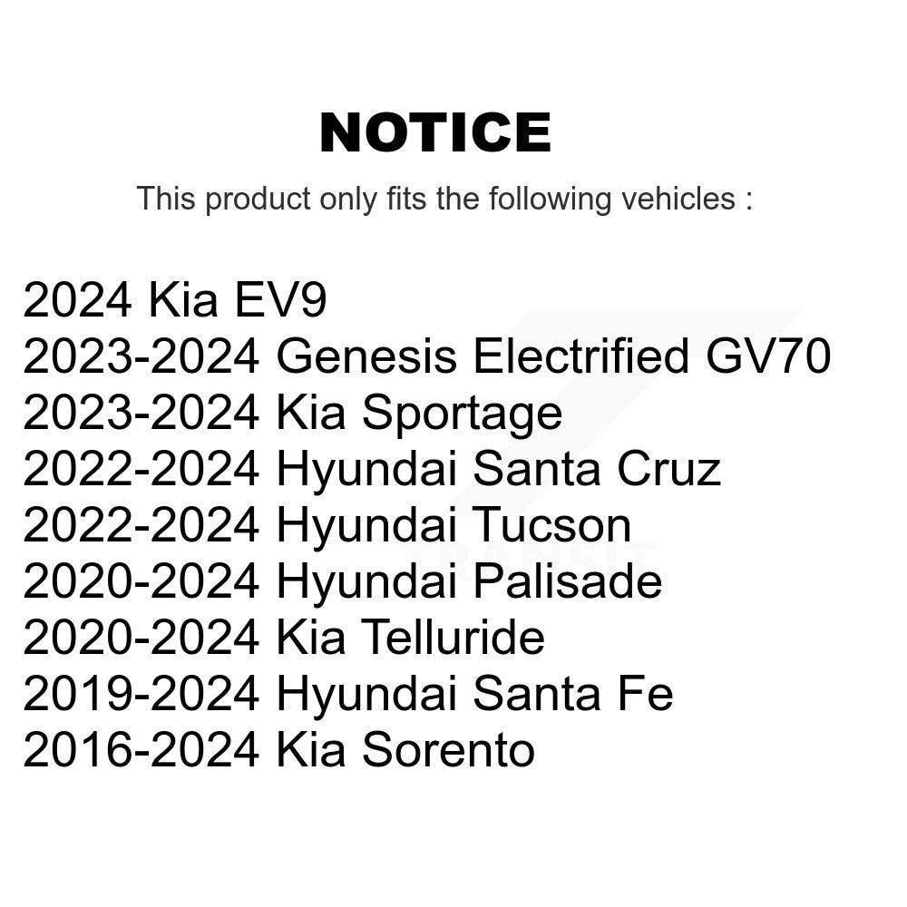 Suspension Stabilizer Bar Link Kit Front TOR-K750891 For Hyundai Kia Sorento Fe