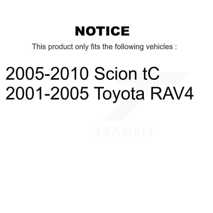 Suspension Stabilizer Bar Link Kit Rear Left TOR-K80297 For Toyota RAV4 Scion tC