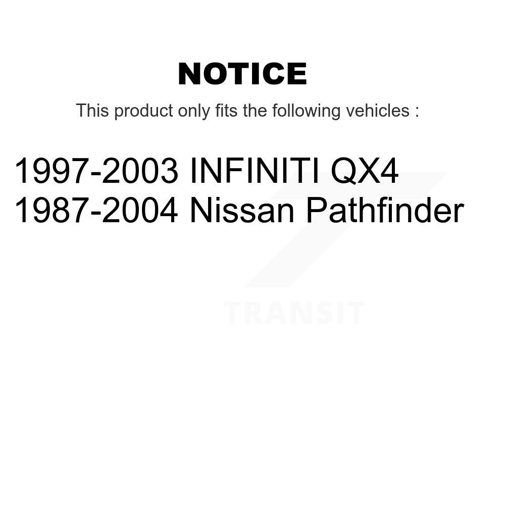 Suspension Stabilizer Bar Link Kit Rear TOR-K80435 For Nissan Pathfinder QX4