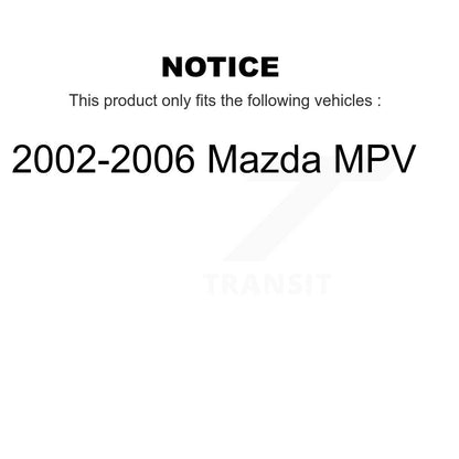 Suspension Stabilizer Bar Link Kit Front TOR-K80450 For 2002-2006 Mazda MPV