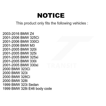 Suspension Stabilizer Bar Link Kit Rear TOR-K80457 For BMW Z4 330Ci 325i 325Ci