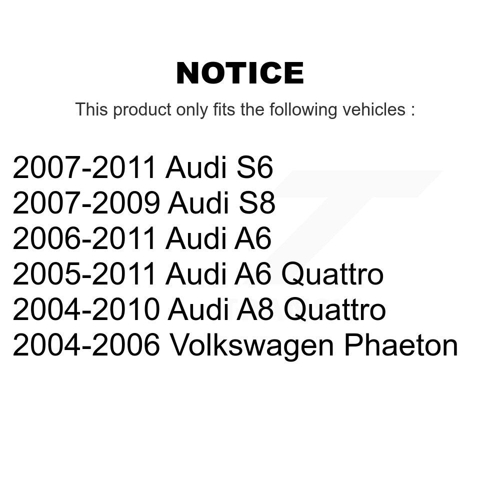 Suspension Stabilizer Bar Link Kit Front TOR-K80481 For Audi A6 Quattro A8 S6 S8