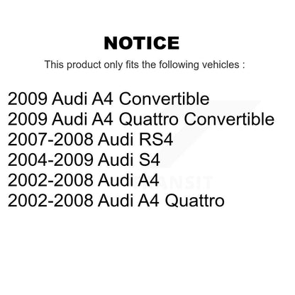 Suspension Stabilizer Bar Link Kit Front Left TOR-K80842 For Audi A4 Quattro S4