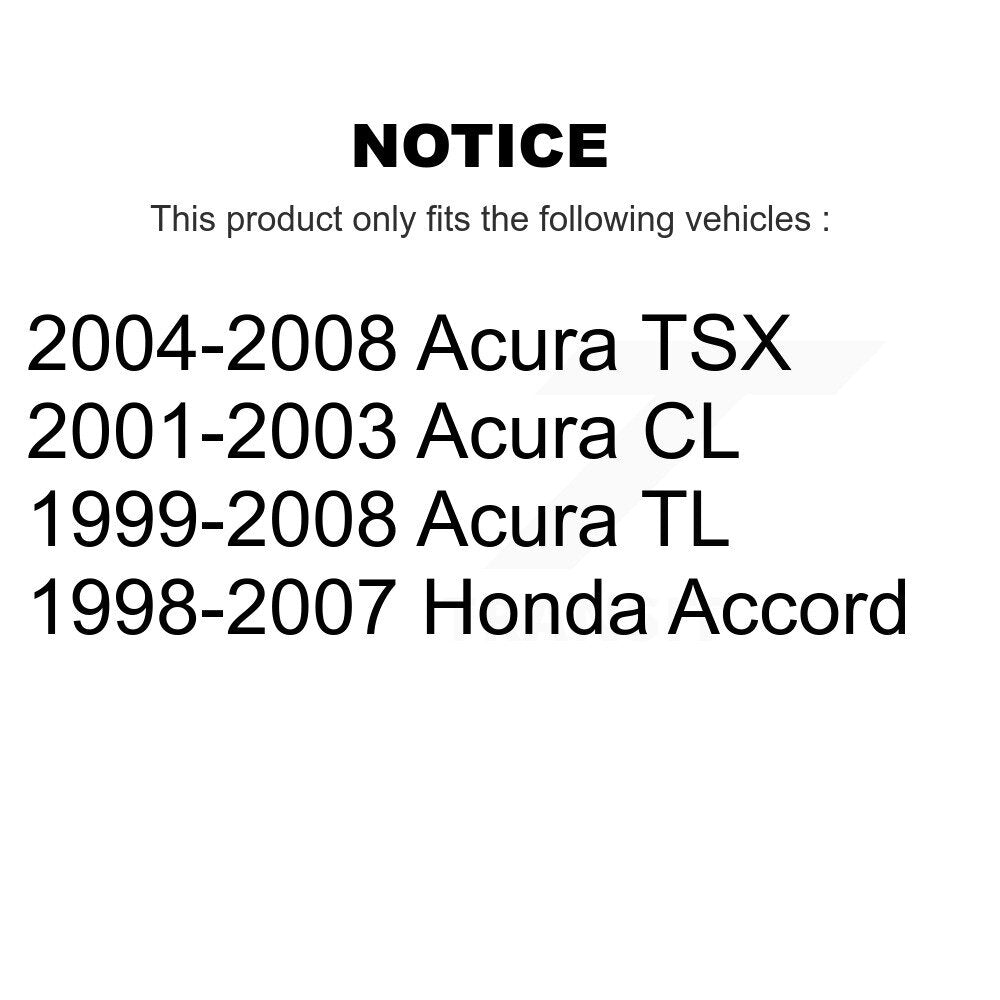 Suspension Stabilizer Bar Link Kit Rear Left TOR-K90343 For Honda Accord Acura