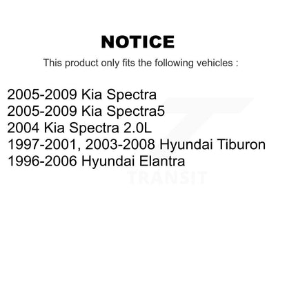 Suspension Stabilizer Bar Link Kit Rear TOR-K90360 For Hyundai Elantra Kia