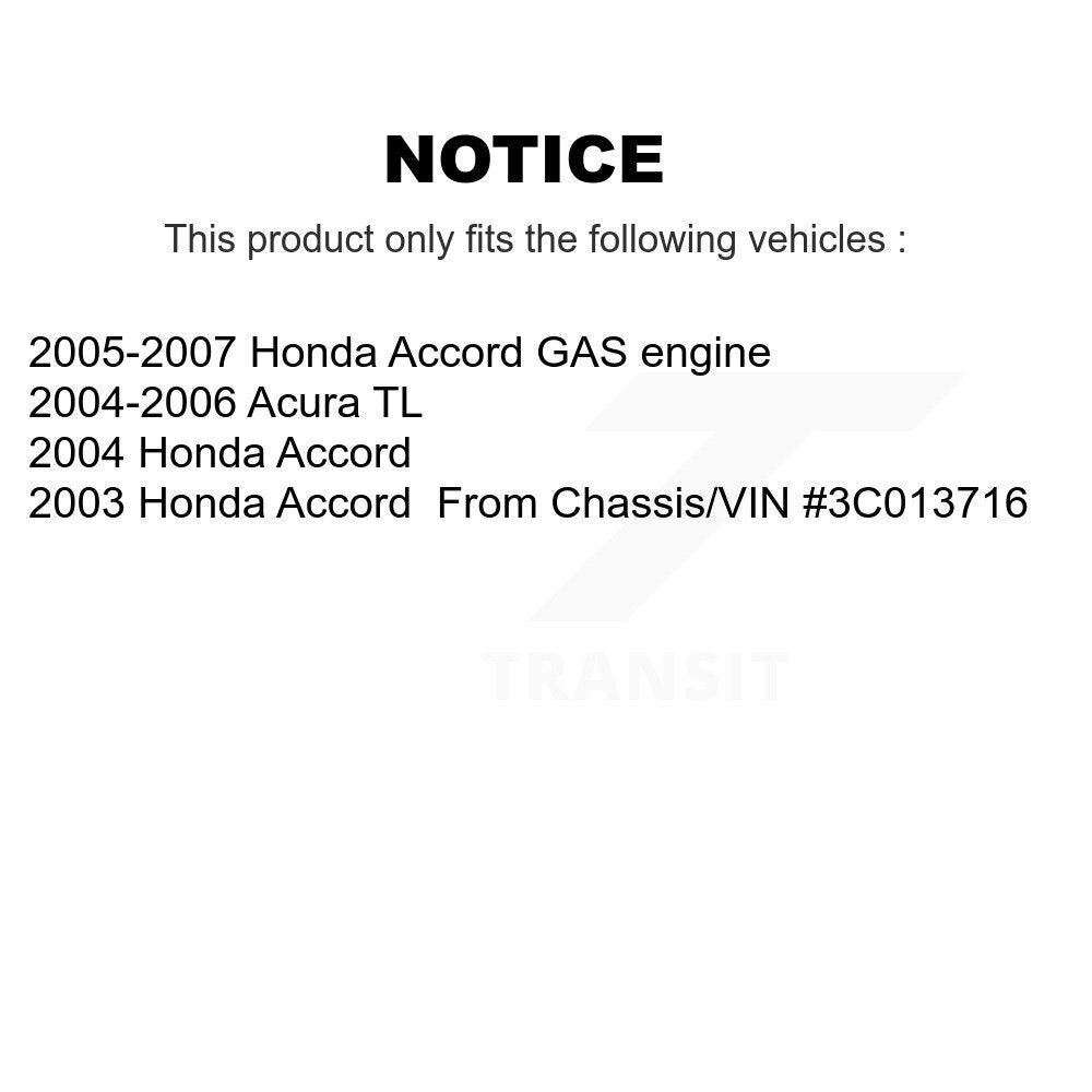Suspension Stabilizer Bar Link Kit Front Left TOR-K90660 For Honda Accord Acura