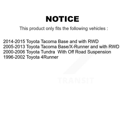 Suspension Stabilizer Bar Link Kit Front TOR-K90681 For Toyota Tacoma Tundra